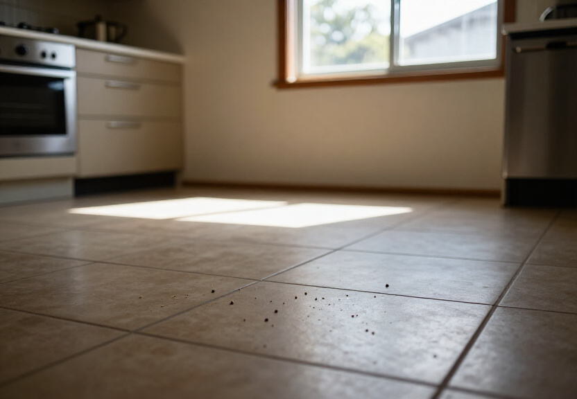 Clean storage room in Hillsdale after spider treatment